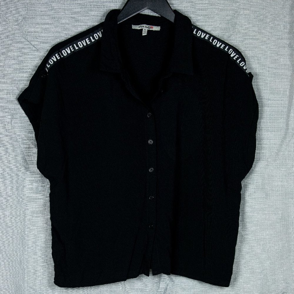 Black Oversize Blouse